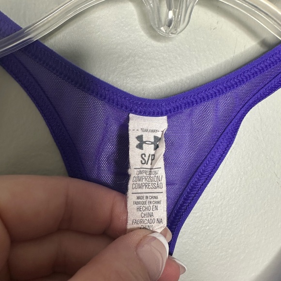 Under Armour Purple Womens Sport Bra Sz Small! - Picture 6 of 6